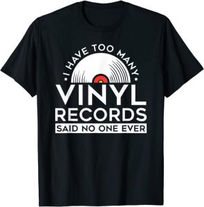 vinyl records shirt